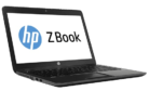 HP ZBook Laptop angled view